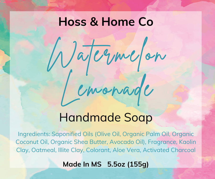 Watermelon Lemonade Soap